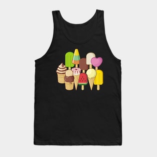 Ice Cream Icons Tank Top